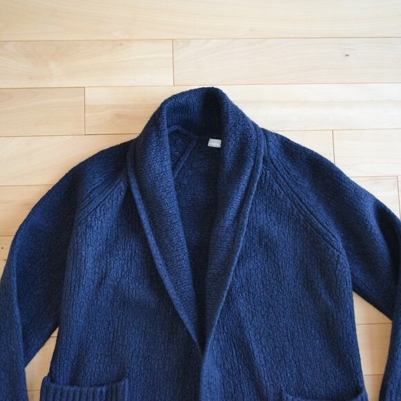 Vince Cardigan Sweater Size Medium Navy Blue - Picture 2 of 4